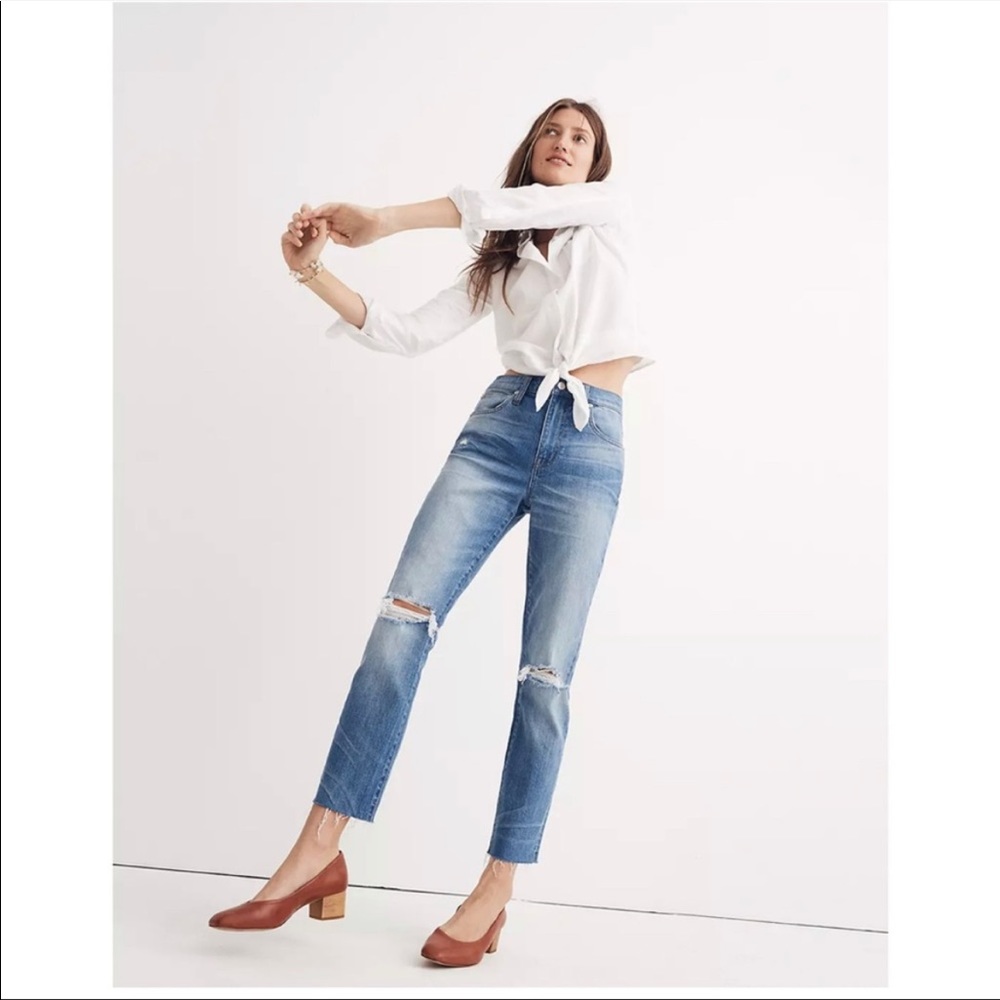 Madewell The High-Rise Slim Boyjean
